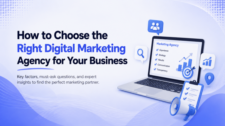 How to Choose the Right Digital Marketing Agency for Your Business