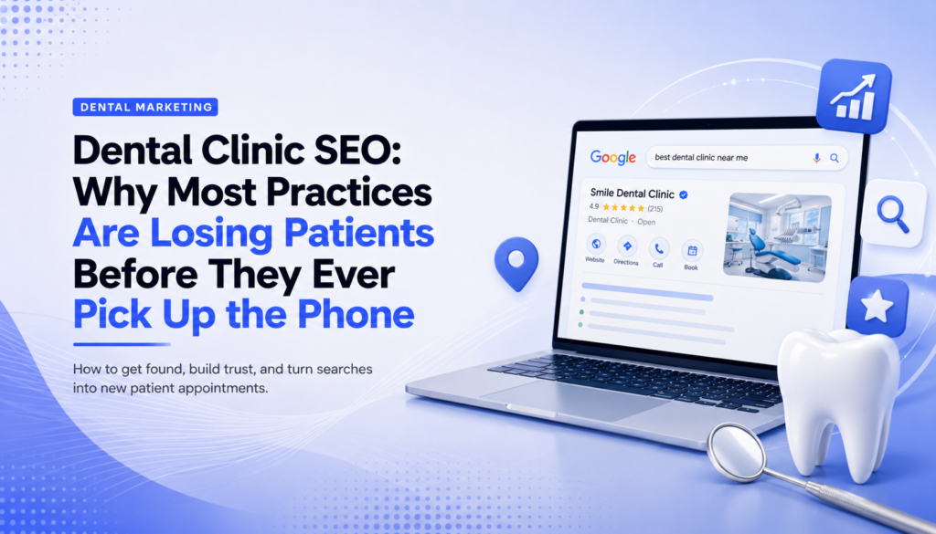 Dental Clinic SEO: Why Most Practices Are Losing Patients Before They Ever Pick Up the Phone